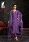 Raahil By Sahiba Shimmer Silk Printed Dress Material Wholesalers In Surat
